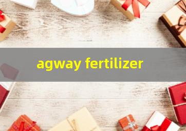  agway fertilizer